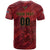 Custom Football Cayman Islands T Shirt The Turtles Come On - Wonder Print Shop