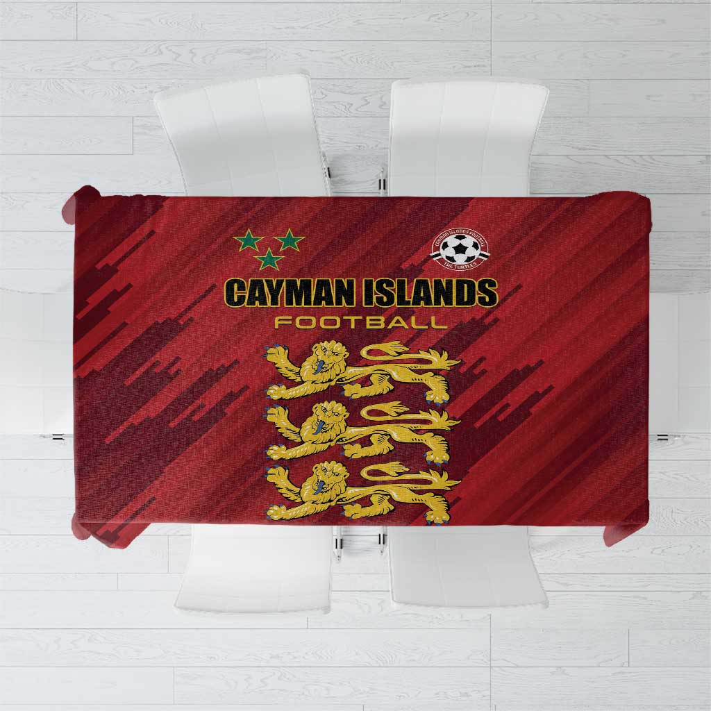 Football Cayman Islands Tablecloth The Turtles Come On - Wonder Print Shop