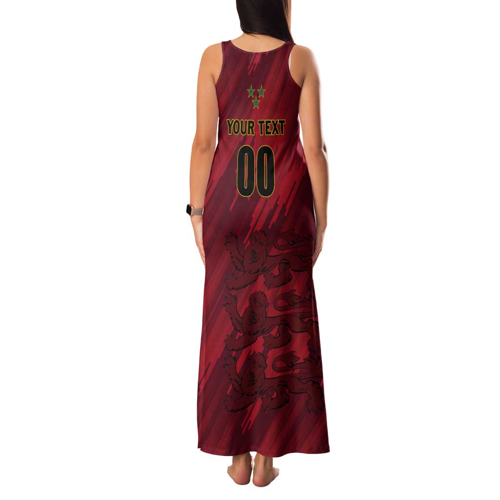 Custom Football Cayman Islands Tank Maxi Dress The Turtles Come On - Wonder Print Shop