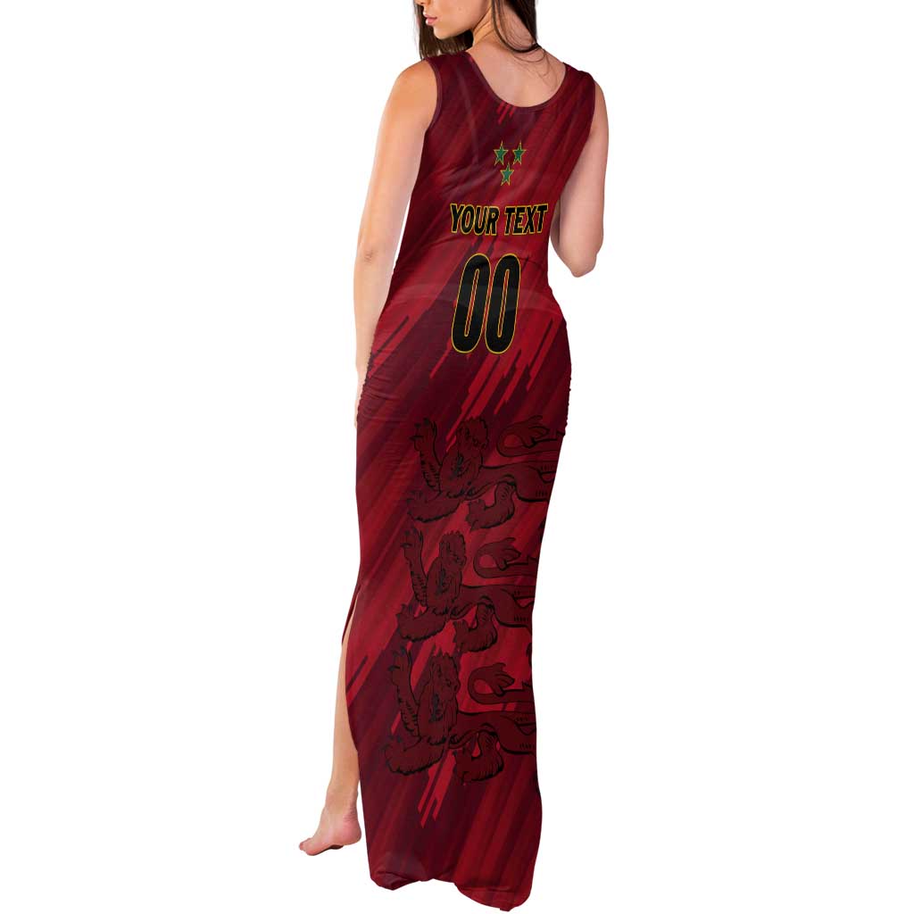 Custom Football Cayman Islands Tank Maxi Dress The Turtles Come On - Wonder Print Shop
