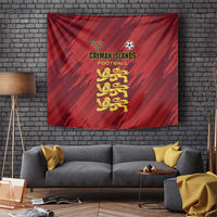 Football Cayman Islands Tapestry The Turtles Come On - Wonder Print Shop