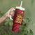 Custom Football Cayman Islands Tumbler With Handle The Turtles Come On - Wonder Print Shop