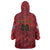 Custom Football Cayman Islands Wearable Blanket Hoodie The Turtles Come On - Wonder Print Shop