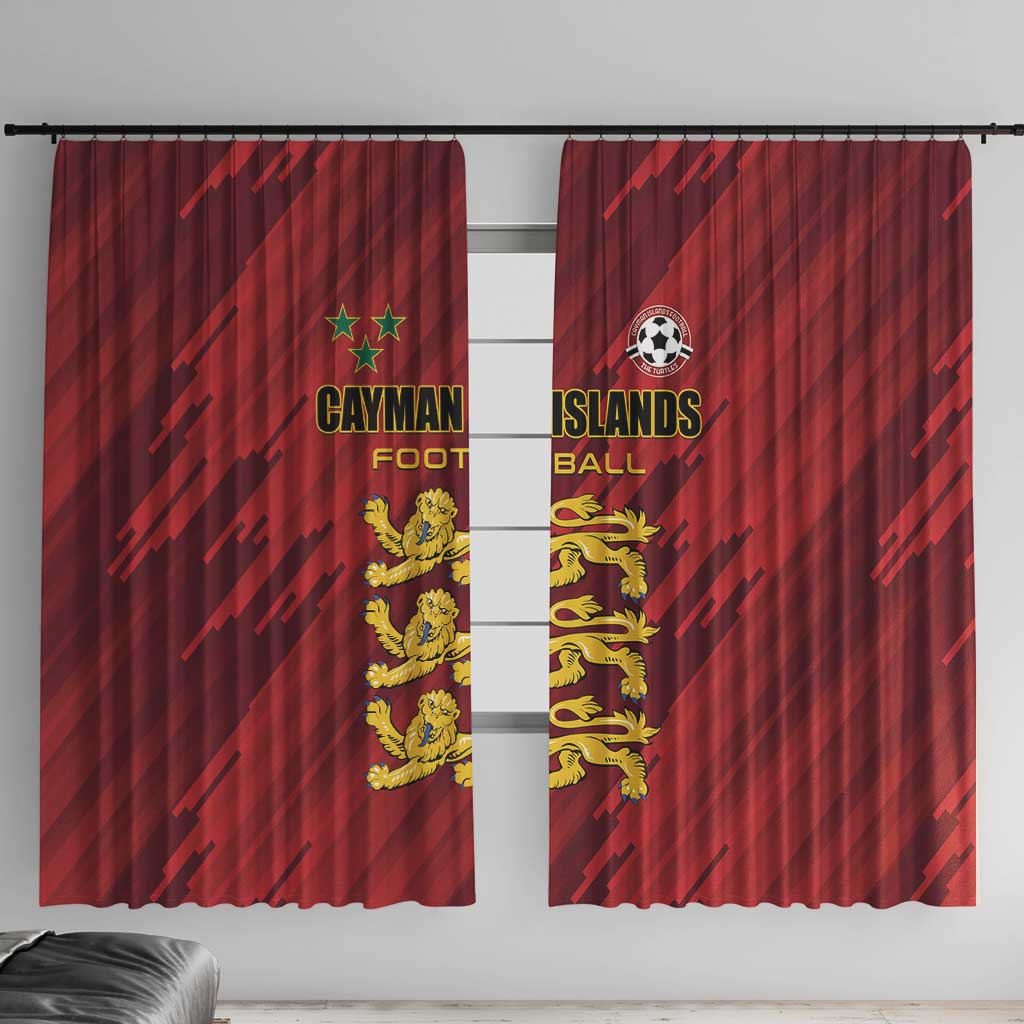 Football Cayman Islands Window Curtain The Turtles Come On - Wonder Print Shop