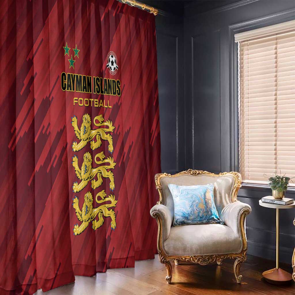 Football Cayman Islands Window Curtain The Turtles Come On - Wonder Print Shop