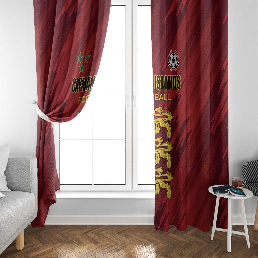 Football Cayman Islands Window Curtain The Turtles Come On - Wonder Print Shop