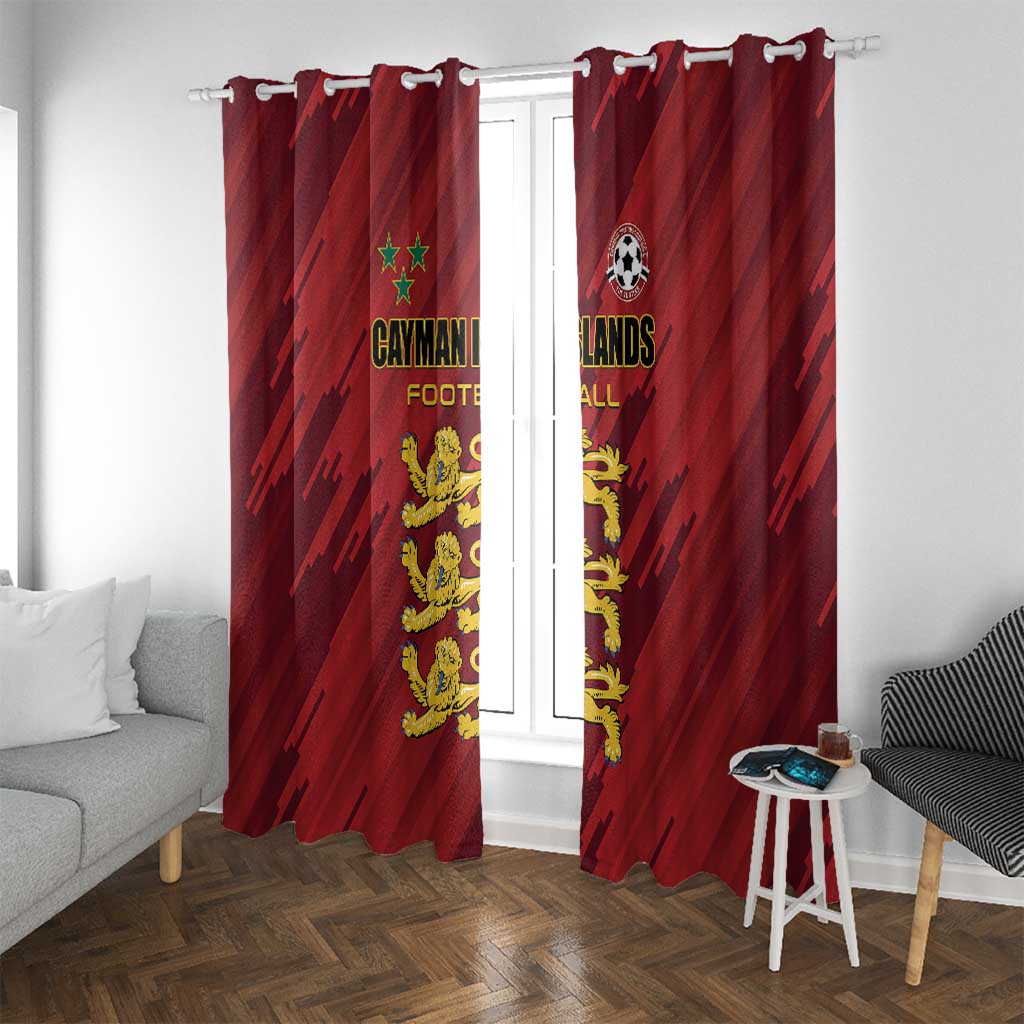 Football Cayman Islands Window Curtain The Turtles Come On - Wonder Print Shop