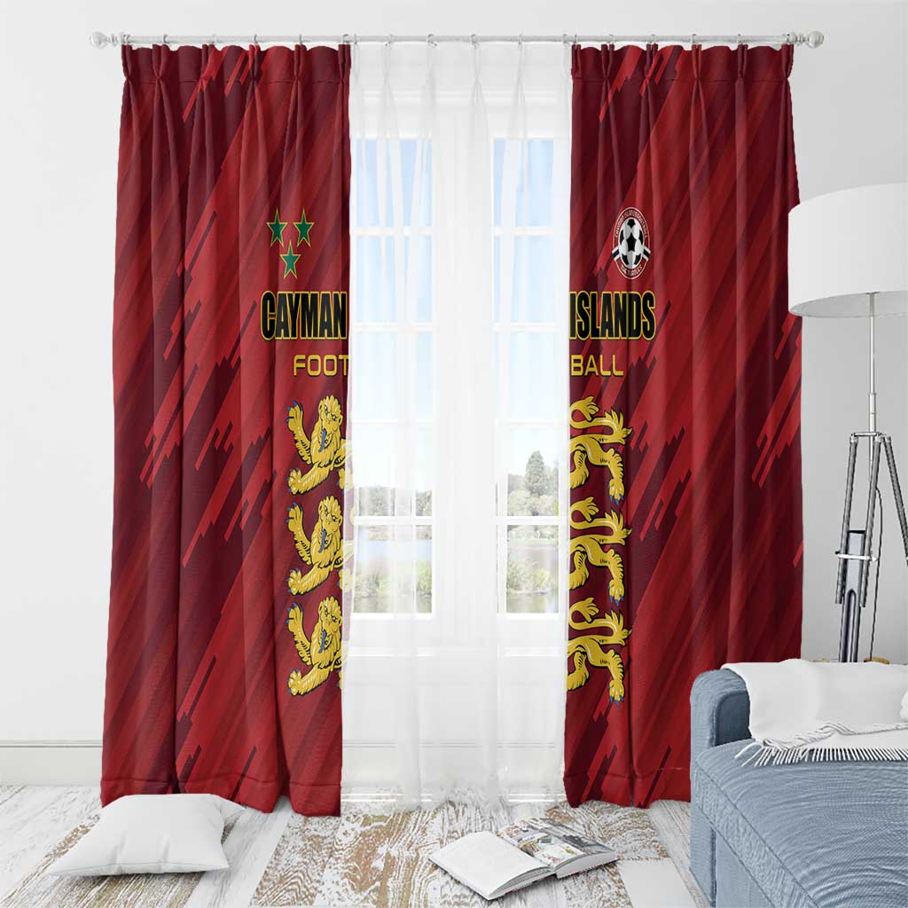 Football Cayman Islands Window Curtain The Turtles Come On - Wonder Print Shop
