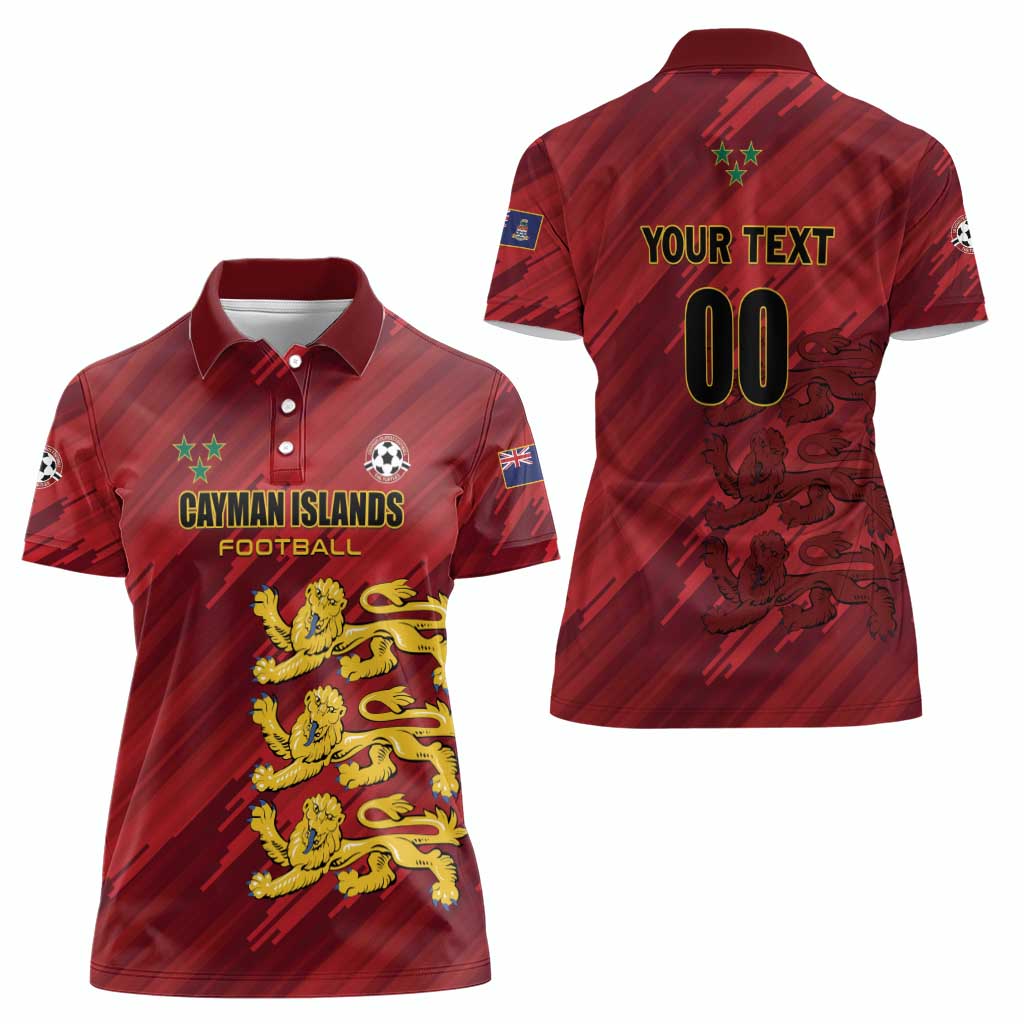 Custom Football Cayman Islands Women Polo Shirt The Turtles Come On - Wonder Print Shop