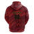 Custom Football Cayman Islands Zip Hoodie The Turtles Come On - Wonder Print Shop