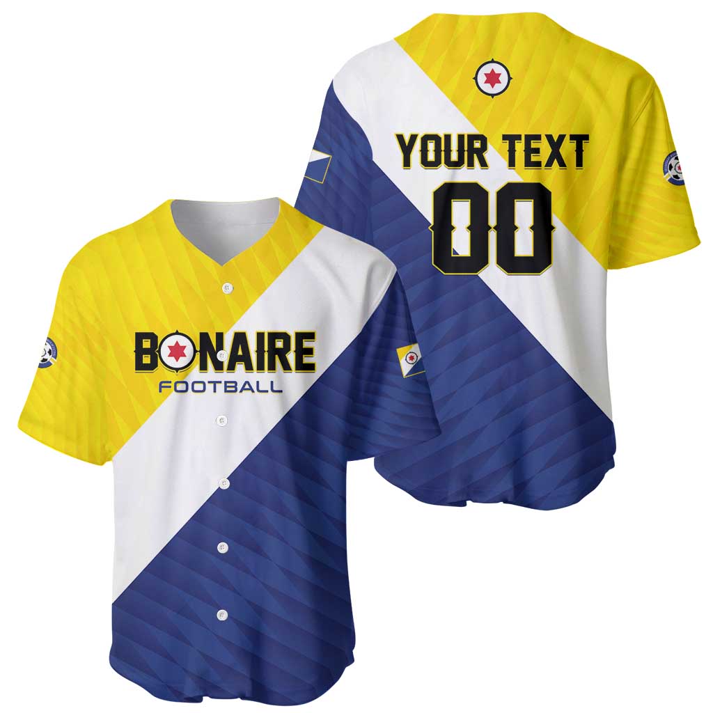 Custom Football Bonaire Baseball Jersey Boneiru Caribbean Warriors - Wonder Print Shop