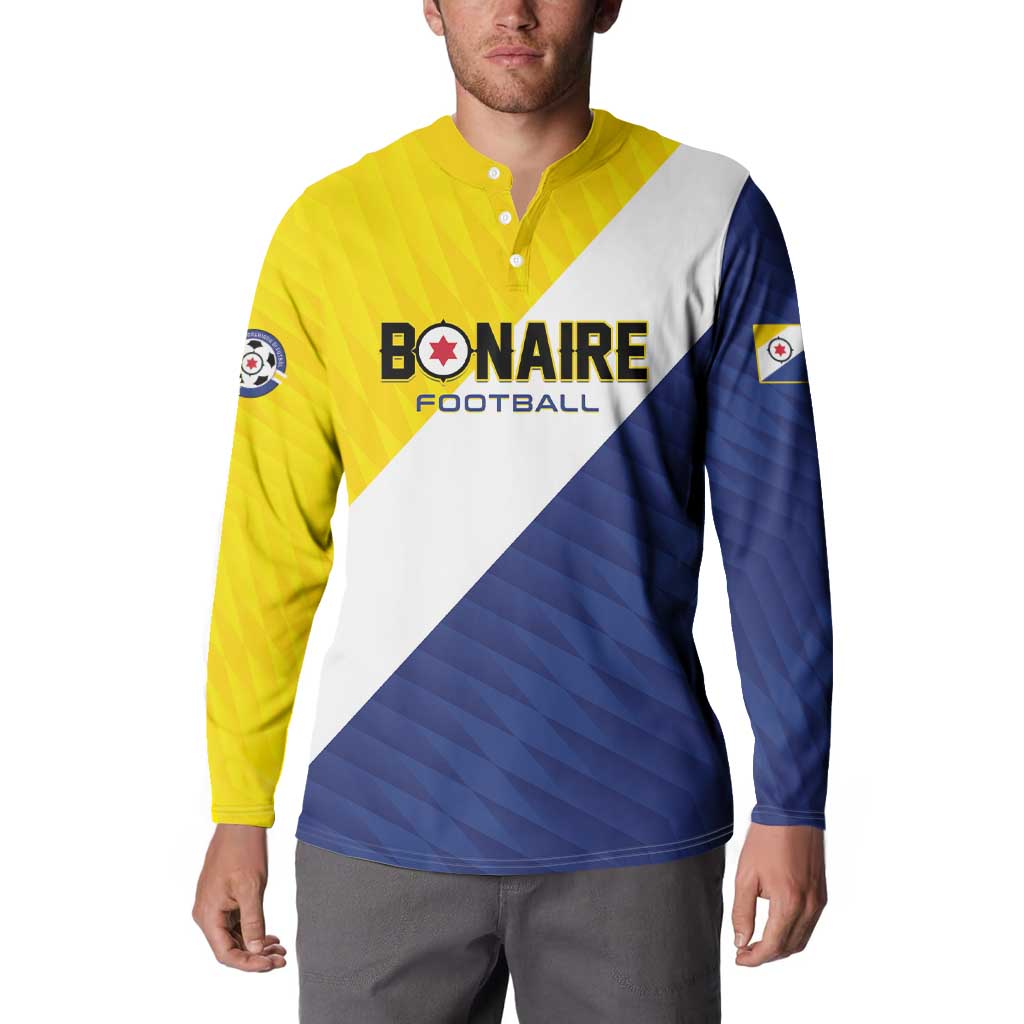 Custom Football Bonaire Button Sweatshirt Boneiru Caribbean Warriors - Wonder Print Shop