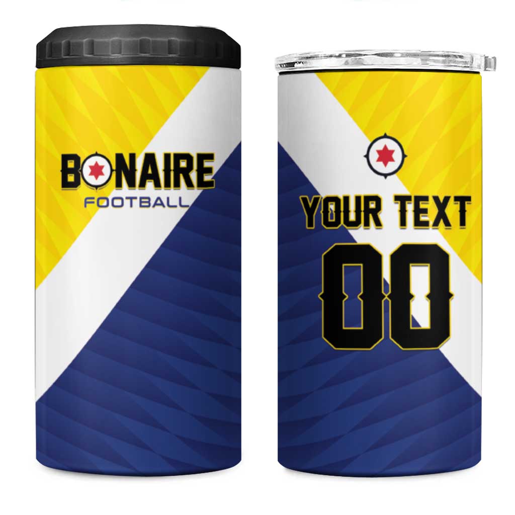 Custom Football Bonaire 4 in 1 Can Cooler Tumbler Boneiru Caribbean Warriors - Wonder Print Shop