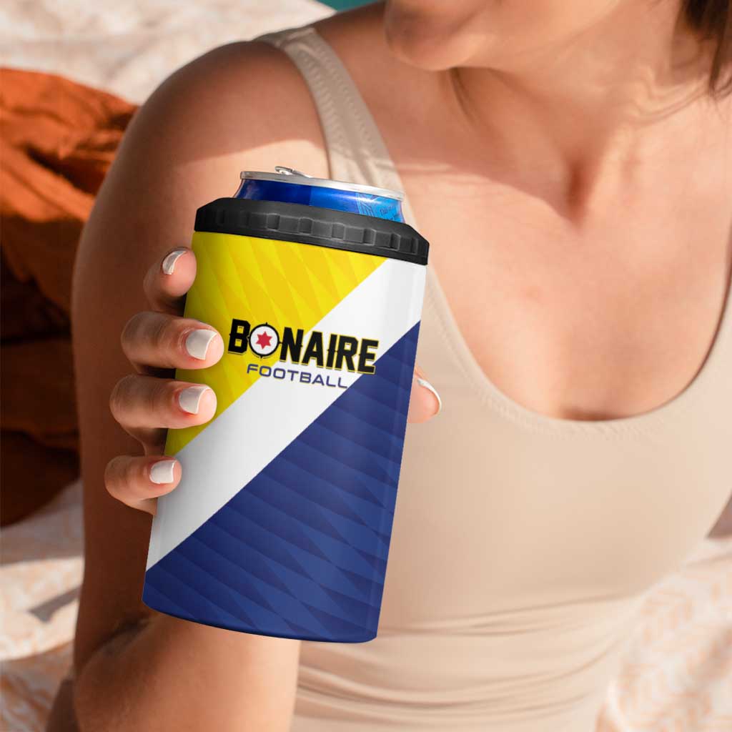 Custom Football Bonaire 4 in 1 Can Cooler Tumbler Boneiru Caribbean Warriors - Wonder Print Shop