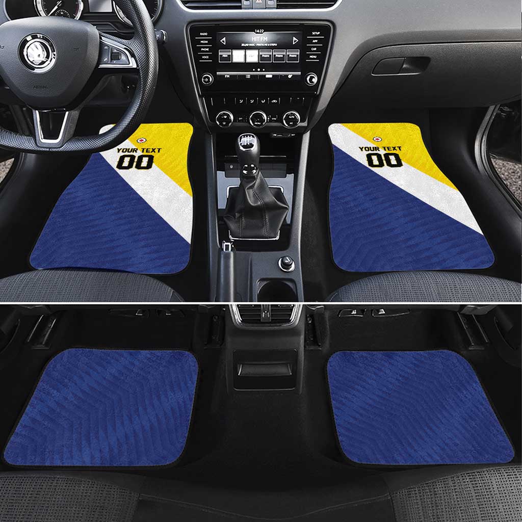 Football Bonaire Car Mats Boneiru Caribbean Warriors - Wonder Print Shop