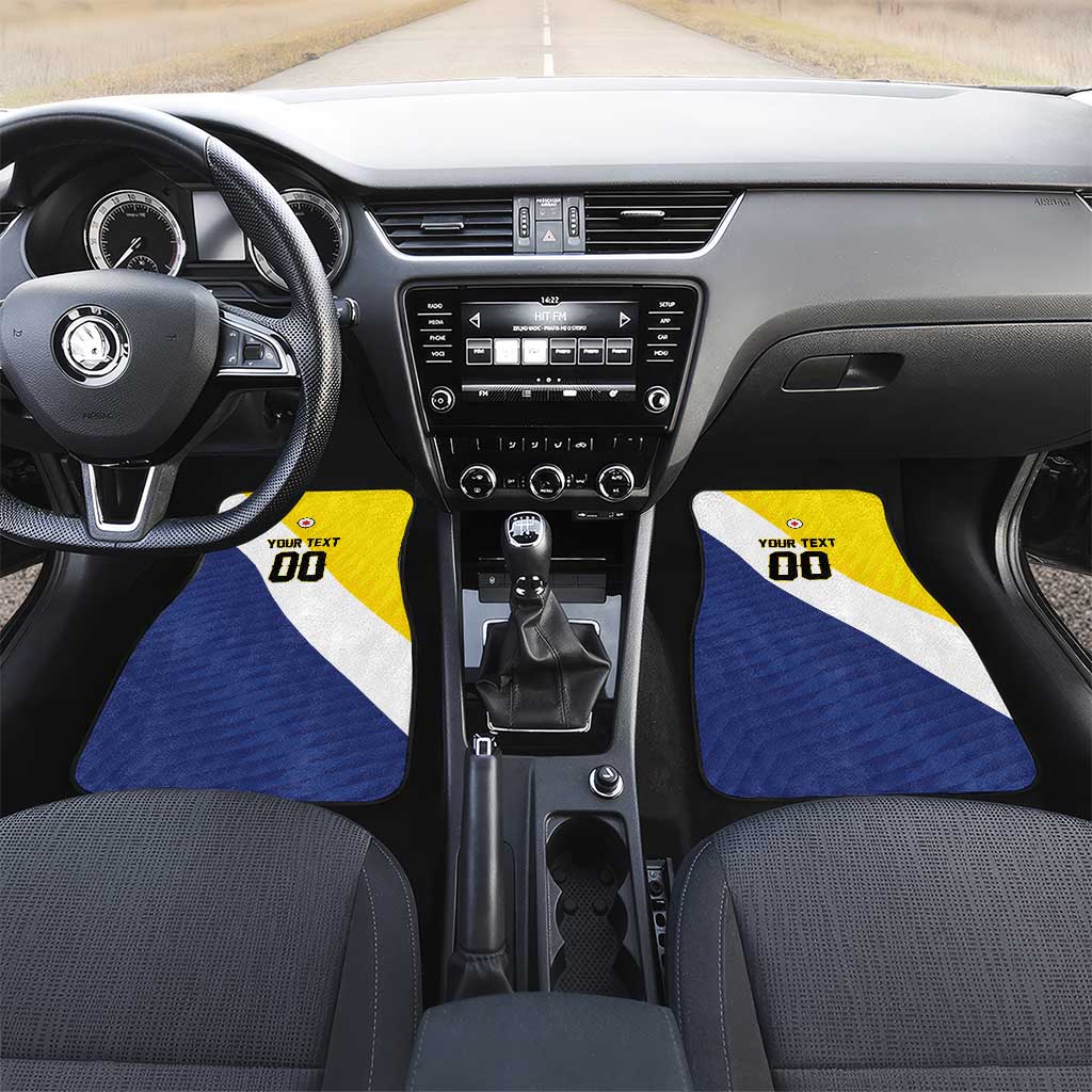 Football Bonaire Car Mats Boneiru Caribbean Warriors - Wonder Print Shop