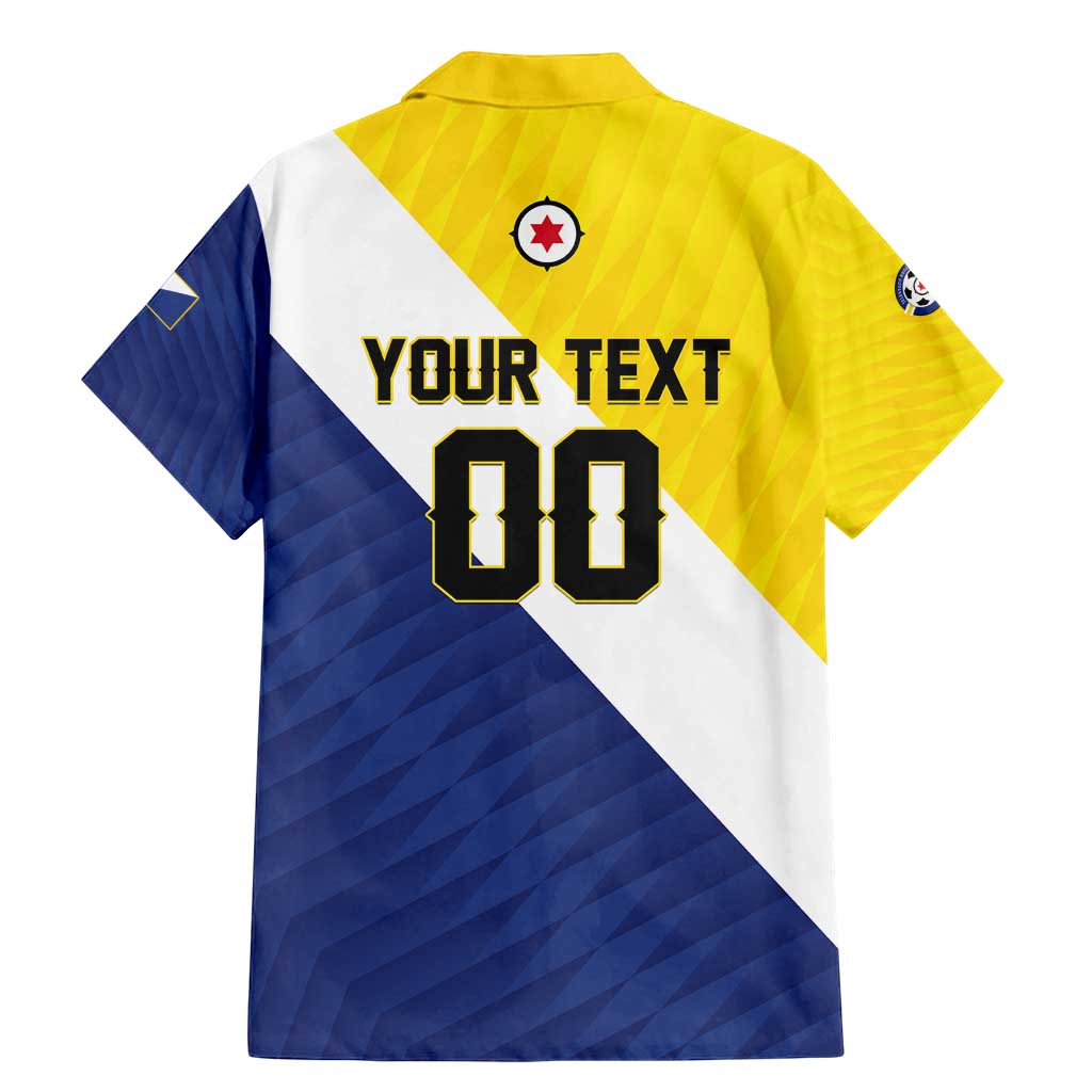 Custom Football Bonaire Family Matching Mermaid Dress and Hawaiian Shirt Boneiru Caribbean Warriors - Wonder Print Shop