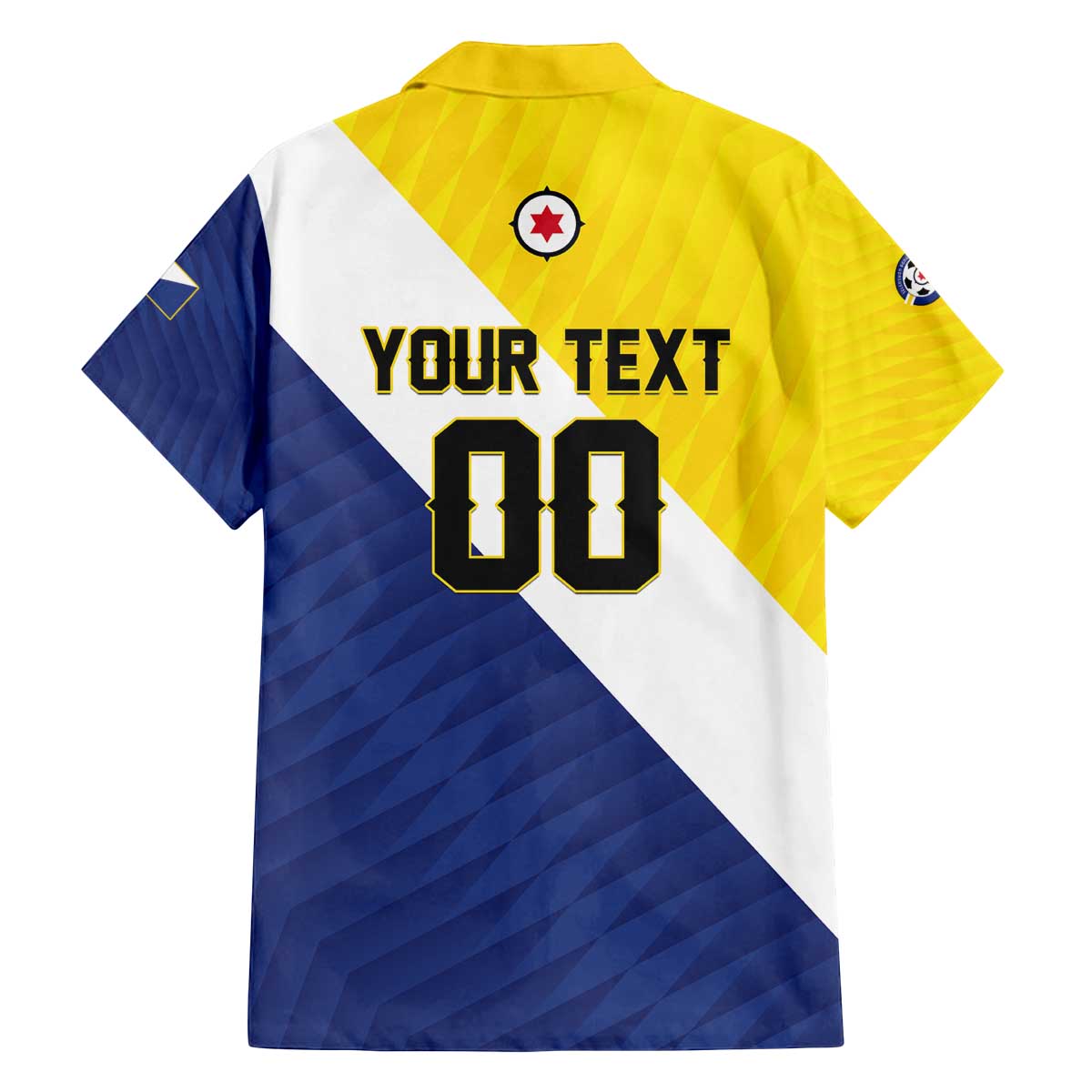 Custom Football Bonaire Family Matching Off The Shoulder Long Sleeve Dress and Hawaiian Shirt Boneiru Caribbean Warriors - Wonder Print Shop