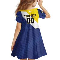 Custom Football Bonaire Family Matching Off Shoulder Maxi Dress and Hawaiian Shirt Boneiru Caribbean Warriors - Wonder Print Shop