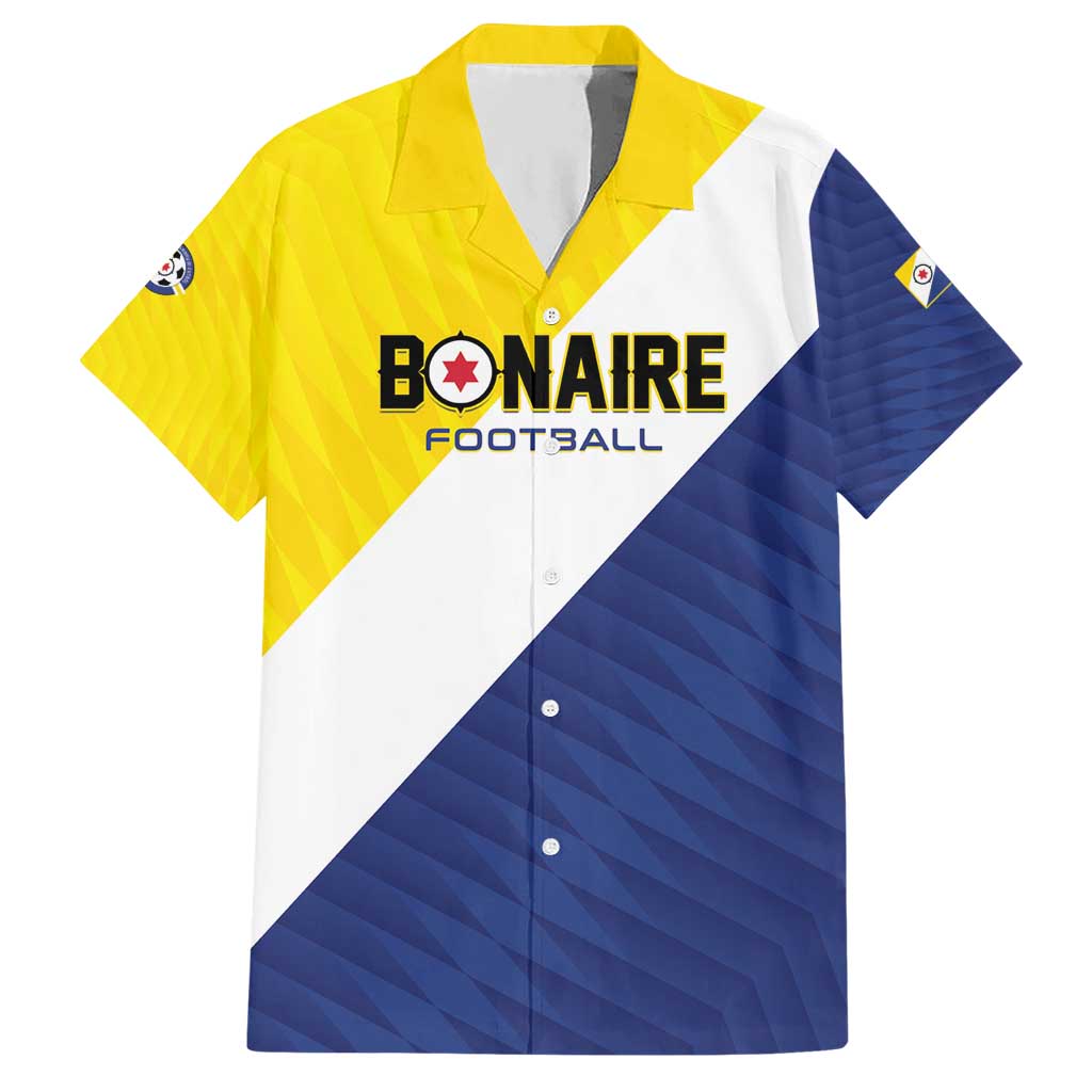 Custom Football Bonaire Hawaiian Shirt Boneiru Caribbean Warriors - Wonder Print Shop