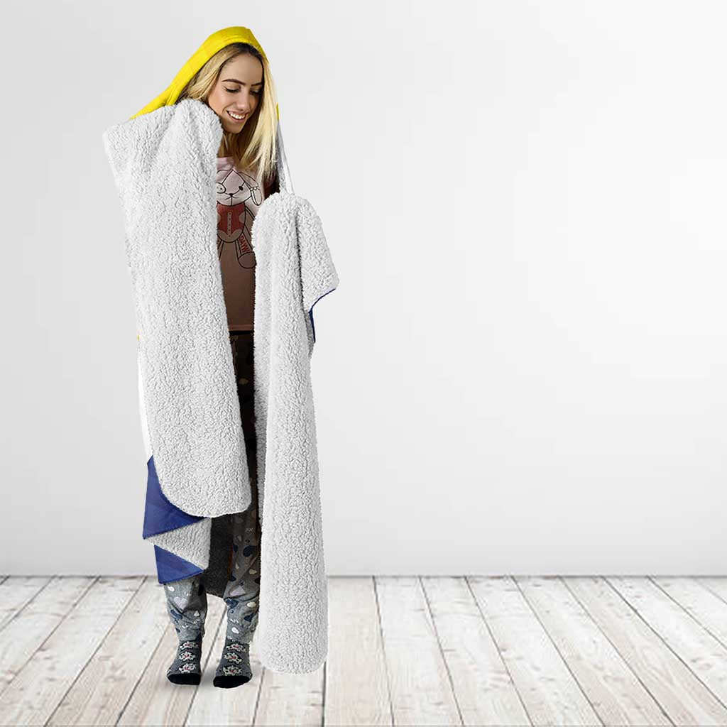 Football Bonaire Hooded Blanket Boneiru Caribbean Warriors - Wonder Print Shop