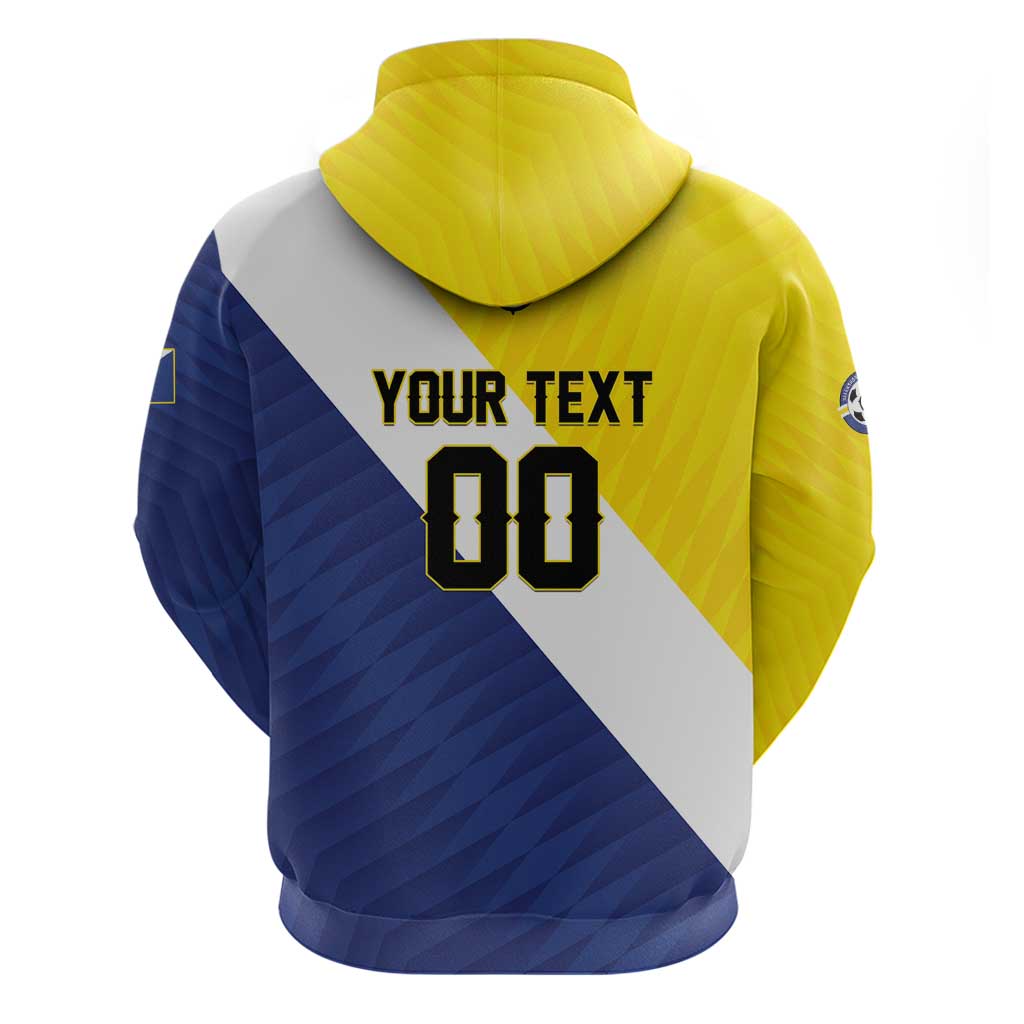 Custom Football Bonaire Hoodie Boneiru Caribbean Warriors - Wonder Print Shop