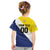 Custom Football Bonaire Kid T Shirt Boneiru Caribbean Warriors - Wonder Print Shop