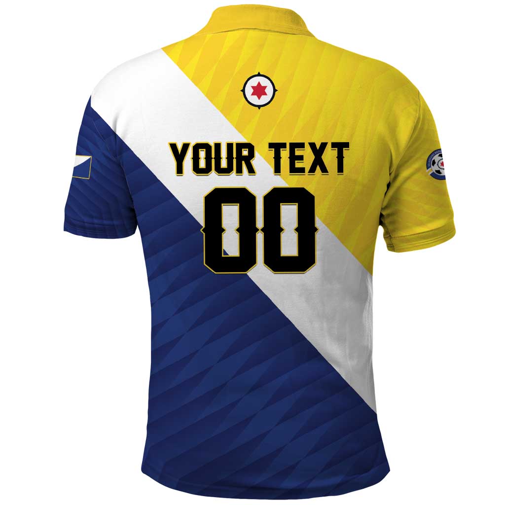 Custom Football Bonaire Polo Shirt Boneiru Caribbean Warriors - Wonder Print Shop