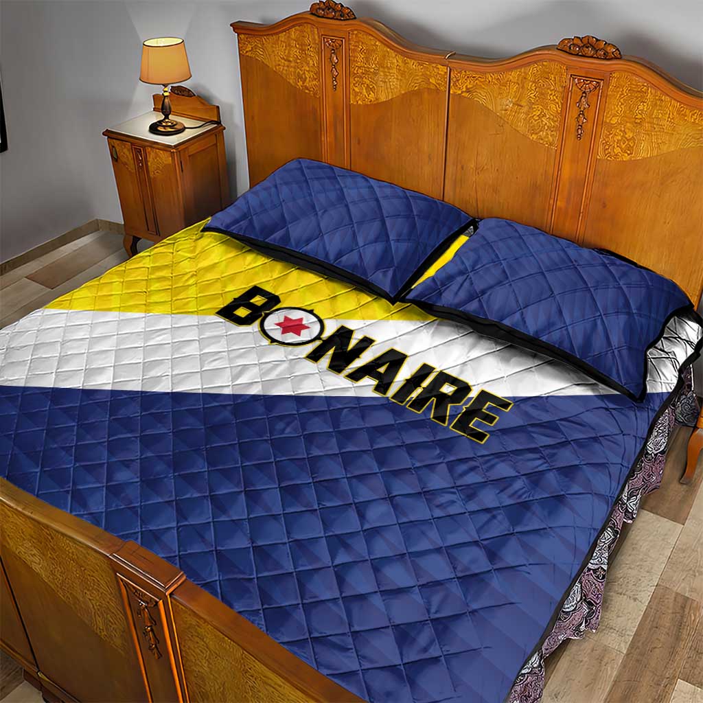 Football Bonaire Quilt Bed Set Boneiru Caribbean Warriors - Wonder Print Shop