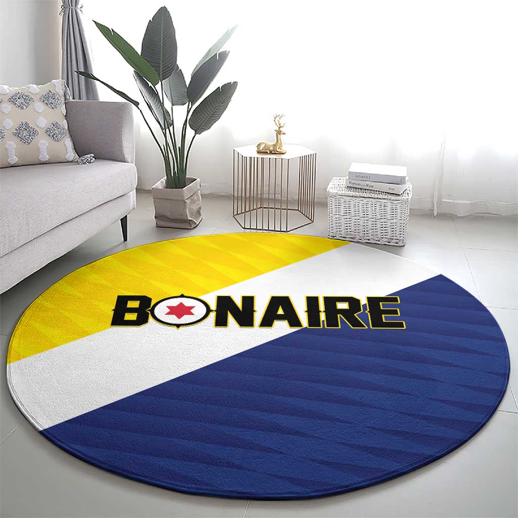 Football Bonaire Round Carpet Boneiru Caribbean Warriors - Wonder Print Shop
