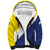 Custom Football Bonaire Sherpa Hoodie Boneiru Caribbean Warriors - Wonder Print Shop