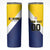 Custom Football Bonaire Skinny Tumbler Boneiru Caribbean Warriors - Wonder Print Shop