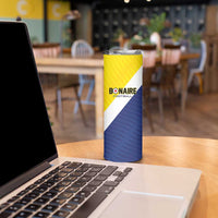 Custom Football Bonaire Skinny Tumbler Boneiru Caribbean Warriors - Wonder Print Shop