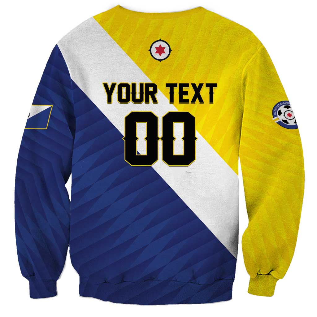 Custom Football Bonaire Sweatshirt Boneiru Caribbean Warriors - Wonder Print Shop