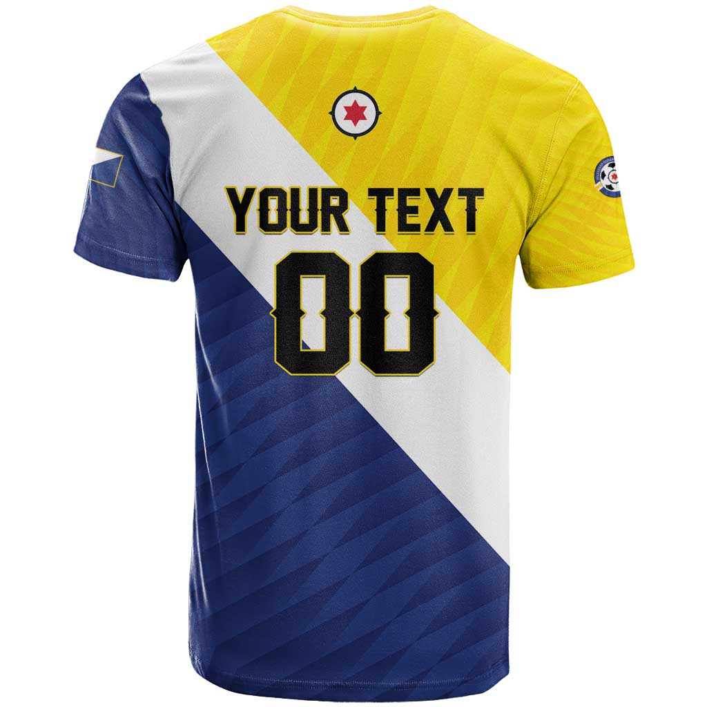 Custom Football Bonaire T Shirt Boneiru Caribbean Warriors - Wonder Print Shop