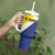 Custom Football Bonaire Tumbler With Handle Boneiru Caribbean Warriors - Wonder Print Shop
