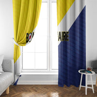 Football Bonaire Window Curtain Boneiru Caribbean Warriors - Wonder Print Shop