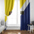 Football Bonaire Window Curtain Boneiru Caribbean Warriors - Wonder Print Shop