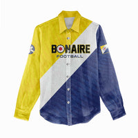 Custom Football Bonaire Women Casual Shirt Boneiru Caribbean Warriors - Wonder Print Shop