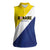 Custom Football Bonaire Women Sleeveless Polo Shirt Boneiru Caribbean Warriors - Wonder Print Shop
