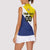 Custom Football Bonaire Women Sleeveless Polo Shirt Boneiru Caribbean Warriors - Wonder Print Shop