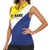 Custom Football Bonaire Women Sleeveless Polo Shirt Boneiru Caribbean Warriors - Wonder Print Shop