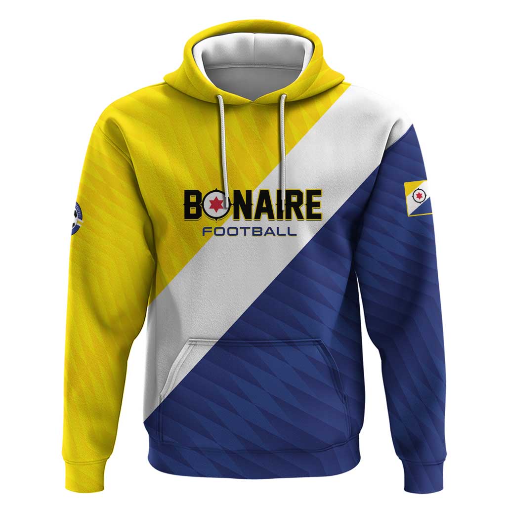 Custom Football Bonaire Zip Hoodie Boneiru Caribbean Warriors - Wonder Print Shop