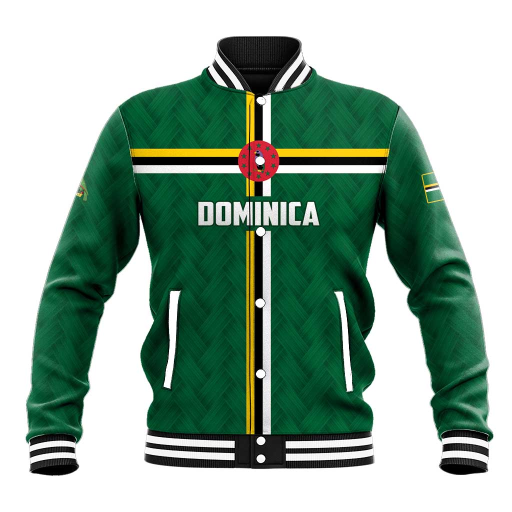 Custom Football Dominica Baseball Jacket Los Pericos Go Champions - Wonder Print Shop