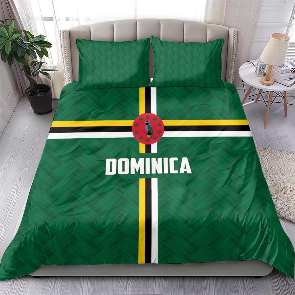 Football Dominica Bedding Set Los Pericos Go Champions - Wonder Print Shop