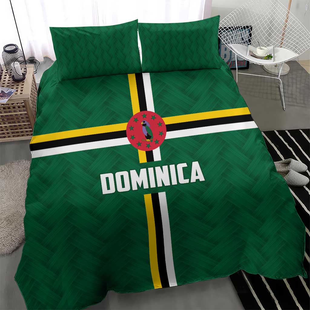 Football Dominica Bedding Set Los Pericos Go Champions - Wonder Print Shop