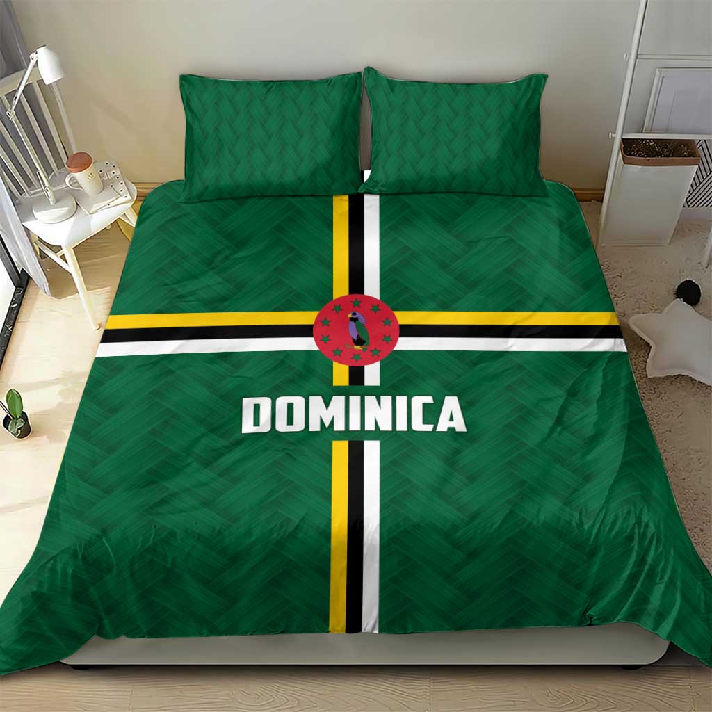 Football Dominica Bedding Set Los Pericos Go Champions - Wonder Print Shop