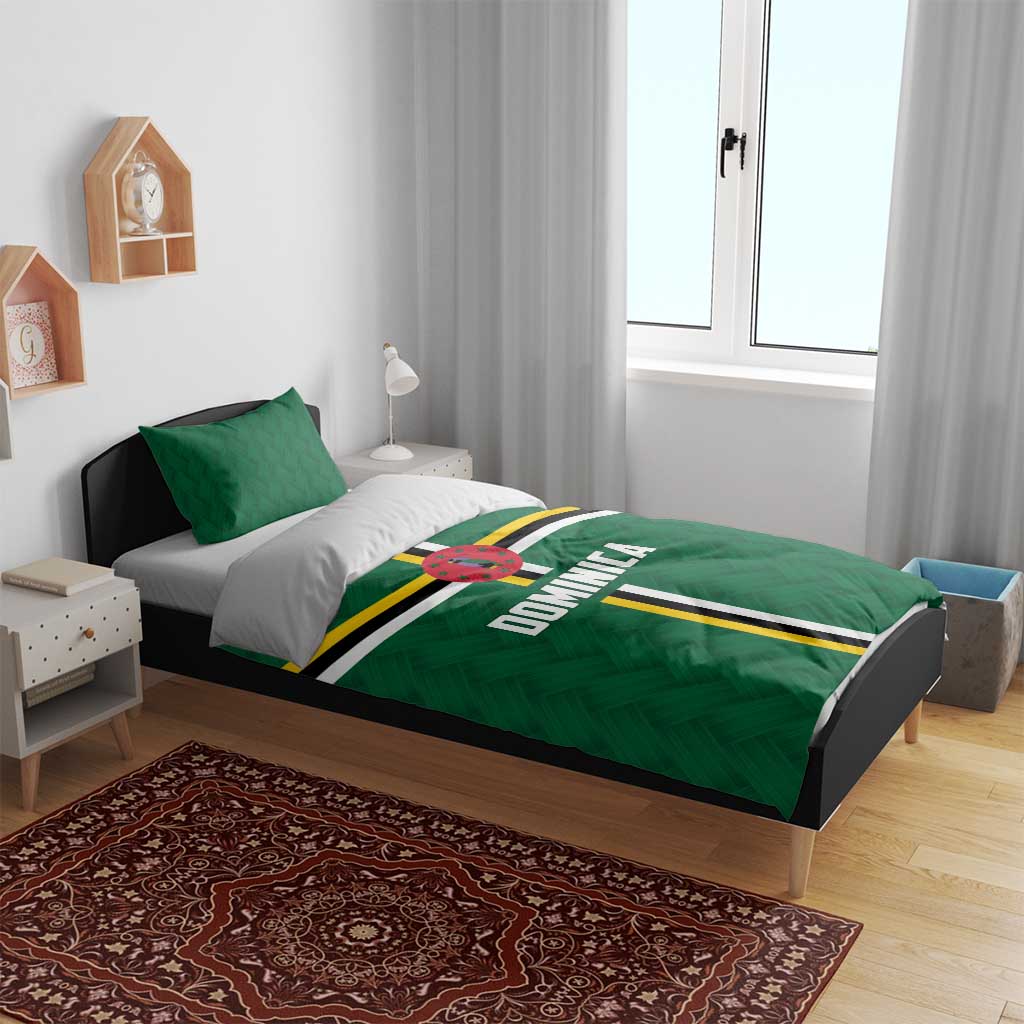 Football Dominica Bedding Set Los Pericos Go Champions - Wonder Print Shop