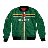 Custom Football Dominica Bomber Jacket Los Pericos Go Champions - Wonder Print Shop