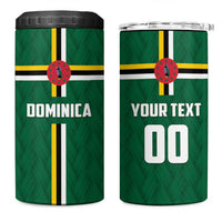 Custom Football Dominica 4 in 1 Can Cooler Tumbler Los Pericos Go Champions - Wonder Print Shop